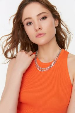 Turuncu Fitilli Bluz TWOSS21BZ0090