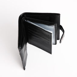 Портмоне мужское 3 в 1 на магните, для купюр, автодокументов и паспорта, цвет чёрный - Simaland фото 4