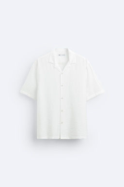 TEXTURED VISCOSE BLEND SHIRT - Zara фото 23