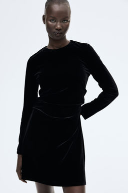 Vestido entallado de punto - H&m фото 2