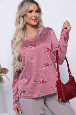 Джемпер Прованс стиля Б7278 (пинк) - Lt collection фото 6