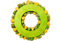 Пасхальное украшение венок 33*33*8 см, Солнечное утро, круг - Elan gallery фото 7