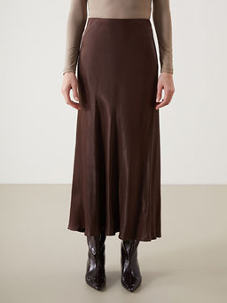 Standart Fit Saten Kad?n Etek