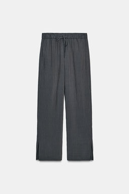 PANTAL?N PIJAMERO RAYAS ZW COLLECTION / Gris - Zara фото 5