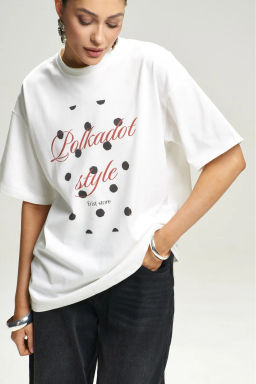 Футболка Polkadot White