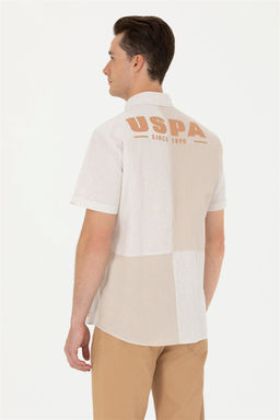 U. S. Polo Assn Мужская рубашка с коротким рукавом Stone - U.s. polo assn фото 6
