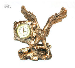 Часы статуэтка Орел 32x30 см / 3533A /уп.12/ - ГалеонТрейд фото 2