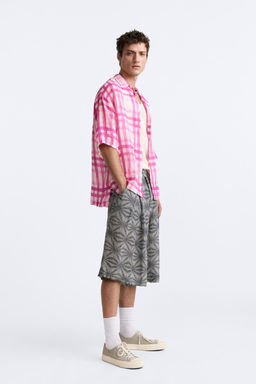 CHECK PRINT SHIRT - LIMITED EDITION - Zara фото 4