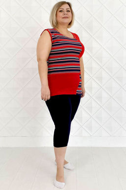 Арт. 215 Пижама с бриджами 48-58 (6 шт) Цвет:ассорти - Калинка фото 5