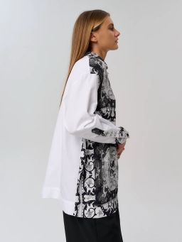 Рубашка женская 12421-33038 white - Eleganzza фото 5