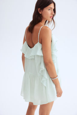 Vestido de organza con volantes - H&m фото 6