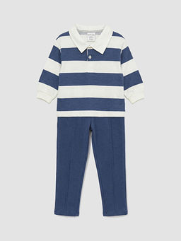 Erkek Bebek Polo Yaka Ti??rt ve Pantolon