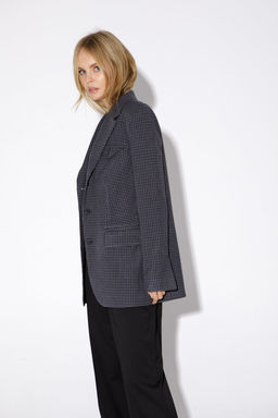Жакет Pirs 4791 серая мелкая клетка  фото 2