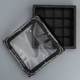 Цена за 5 шт. Коробка для конфет, кондитерская упаковка, 16 ячеек Побед на всех фронтах, 18.9?18.9?3.8 см