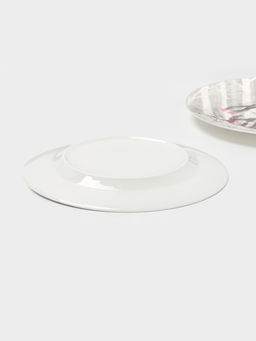 Набор тарелок новогодних Снежные забавы, 2 шт., d=25.5 см, керамика, подарочная упаковка, белый - Simaland фото 5