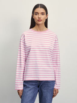 Лонгслив в полоску / Zarina  фото 3