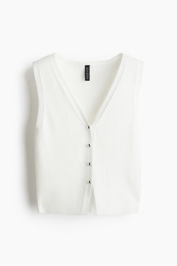 Jersey chaleco con botones