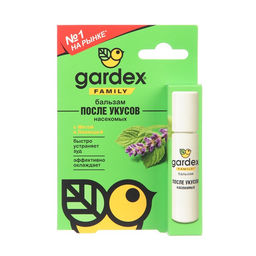 Бальзам после укусов насекомых Gardex Family, для всей семьи, 7 мл