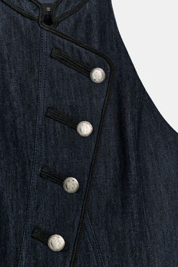 CHALECO HALTER VIVOS CONTRASTE / ?ndigo - Zara фото 10