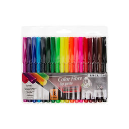 Фломастеры 18цв. в ПВХ уп. (858-18)