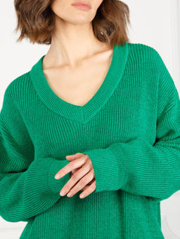 Джемпер женский ZZ-07007 green/black