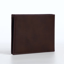 Портмоне мужское без застёжки, отдел для карт, монет, коричневое