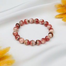 Браслет из Родохрозита - Радуга самоцветов фото 2