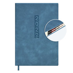 Ежедневник датированный 2026 ESCALADA, #ДУМАЙ КАК МИЛЛИАРДЕР, А5, 176 л., арт. 70271/ 15 ТИВОЛИ ГЛОСС ГОЛУБОЙ