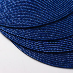 Салфетки сервировочные на стол Доляна Лофт, 4 шт., d=38 см, синие фото 5