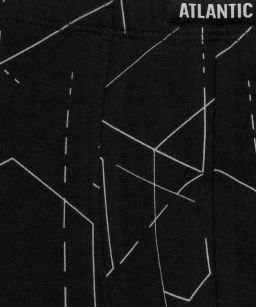 3MH-171 Трусы шорты Line - набор 3 шт. черный + желтый + серый - Atlantic фото 15