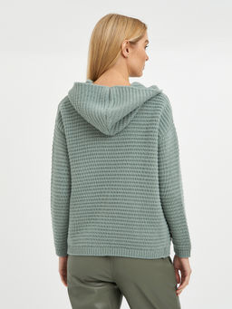 кардиган женский на пуговицах с капюшоном - Glenfield фото 6