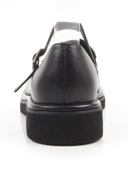 06-DLG05-1 BLACK Туфли женские (натуральная кожа)