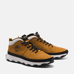 Мужские кроссовки для активного отдыха Timberland Winsor Trail Mid Leather желтые  фото 2