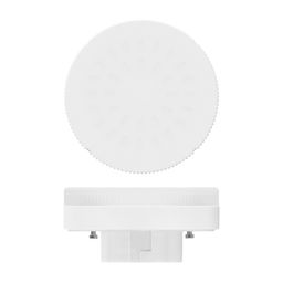 LED-GX53-6W/WW/GX53/FR PLZ01WH Лампа светодиодная, матовая. Теплый белый свет. Картон. ТМ Uniel.