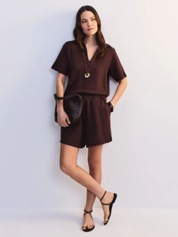 Шорты прямого кроя из хлопка ZR2605012115-27 / Zarina