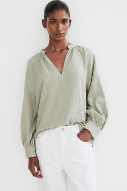 Blusa en tejido doble - H&m фото 2