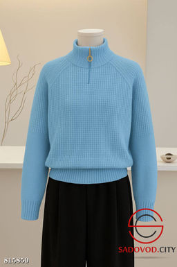 Свитер женский на полузамке - Bruno фото 3