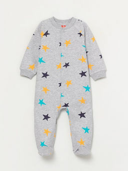 CRB wear/CWNB 90050-11-289 Комбинезон для мальчика, светло-серый меланж/Ex.Cherubino  фото 6
