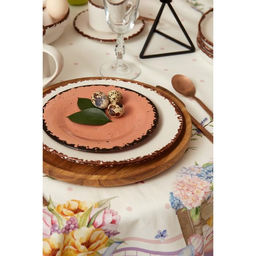 Скатерть Этель Spring easter d=149 см +/-3см, 100% хл, саржа 190 гр/м2  фото 7