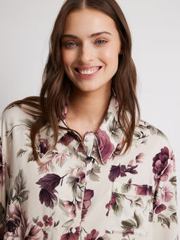 Infinity / Женская домашняя блуза с цветочным принтом Milena - Infinity Lingerie фото 4