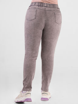 Женские джинсы цвета какао большие - Almond фото 4