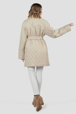 01-12195 Пальто женское демисезонное (пояс) - El podio фото 5