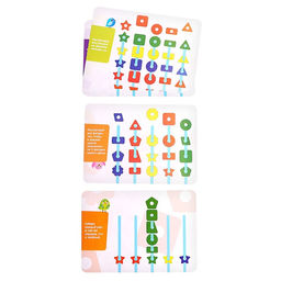 Обучающий набор «Умная пирамидка», звенья, задания, основа, по методике Монтессори