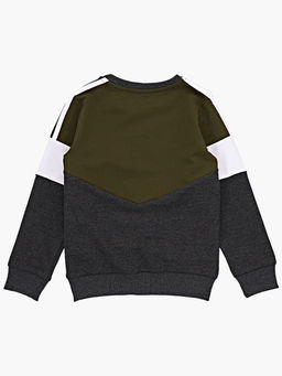 Толстовка для мальчика UD 2933 хаки - Mini maxi фото 4
