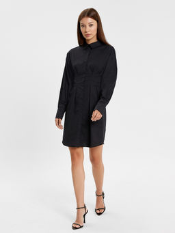 Стильное платье мини черного цвета черный 152515