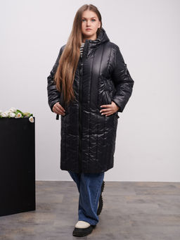 Пальто демисезонное Аврора черный