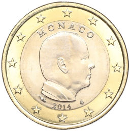 1 евро 2014 года Монако