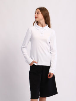 Футболка-поло София белый - Ладошки фото 16