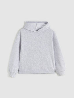 Kap??onlu K?z ?ocuk Sweatshirt