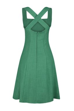 Haki A-Kesim Kare Yaka Mini Dokuma Elbise TWOSS23EL01549 - Trendyolmilla фото 8